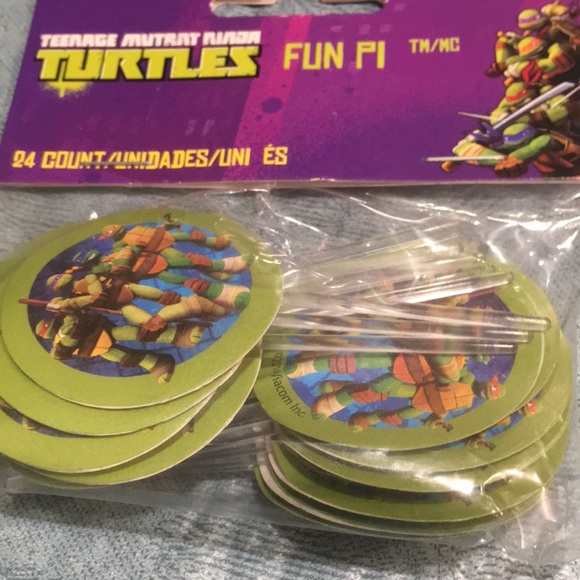 Teenage Mutant ninja Turtle Party Pk NEW Hero portal MegaBloks Cake pics Napkins - Picture 8 of 11